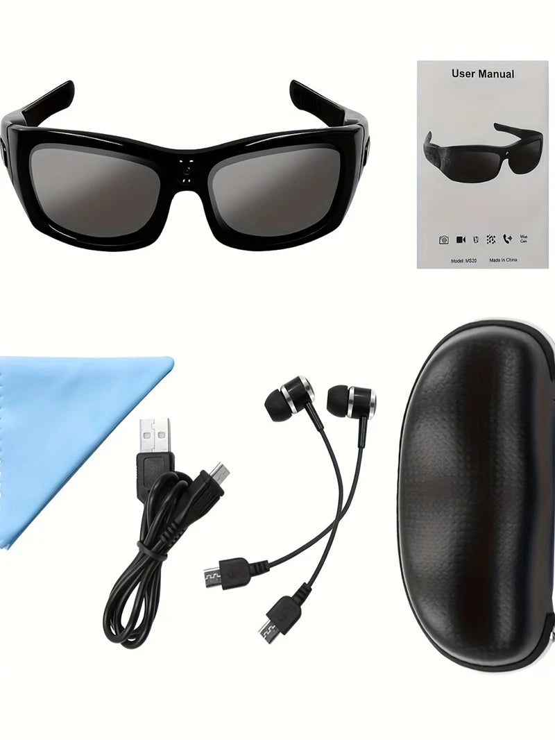Gafas deportivas con cámara HD y Bluetooth